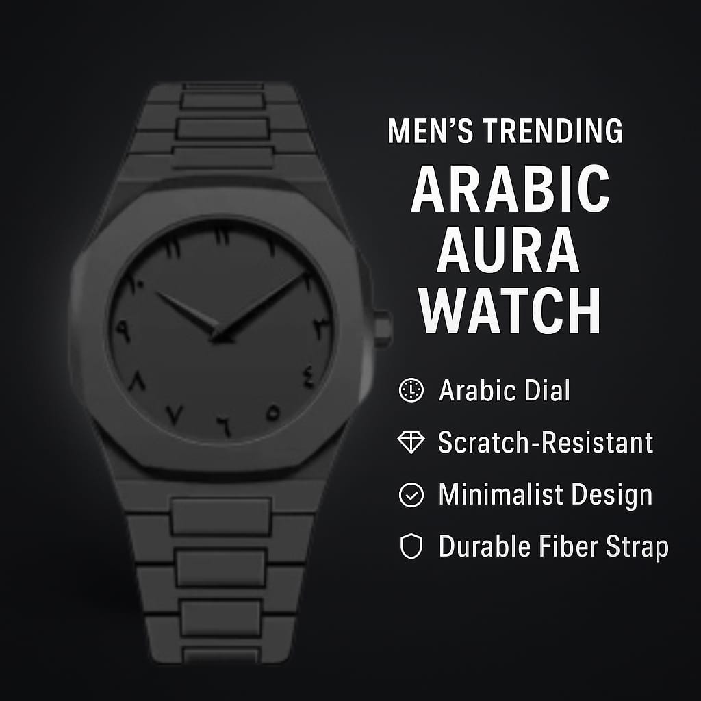 ARABIC AURA BLACK WATCH