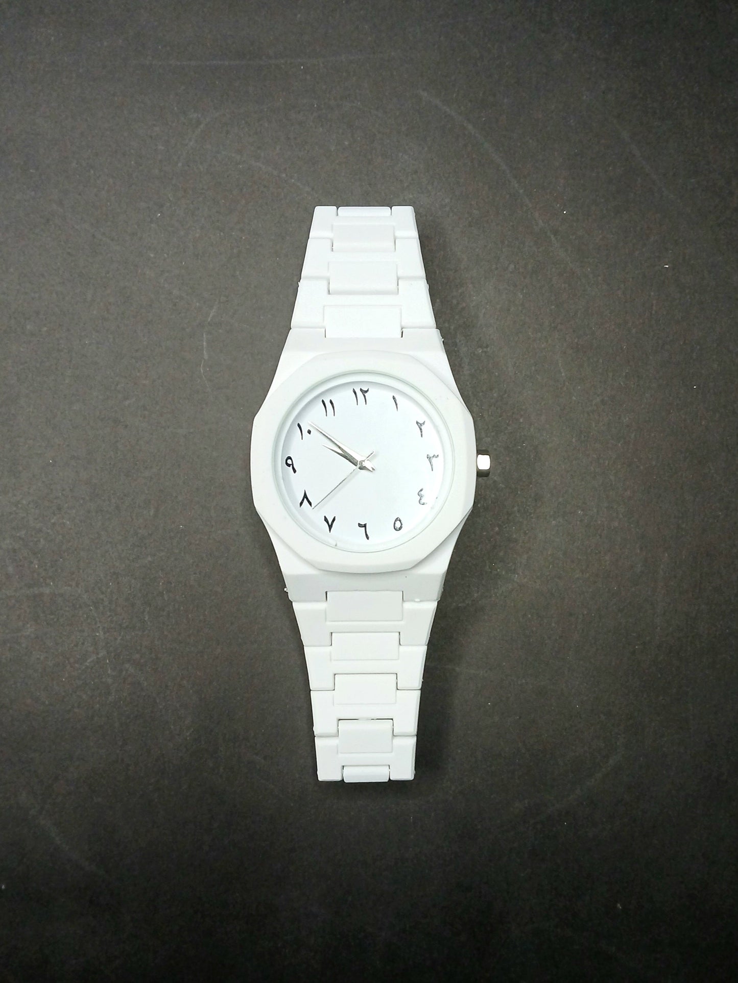 Arabic Aura Watch – White Edition: