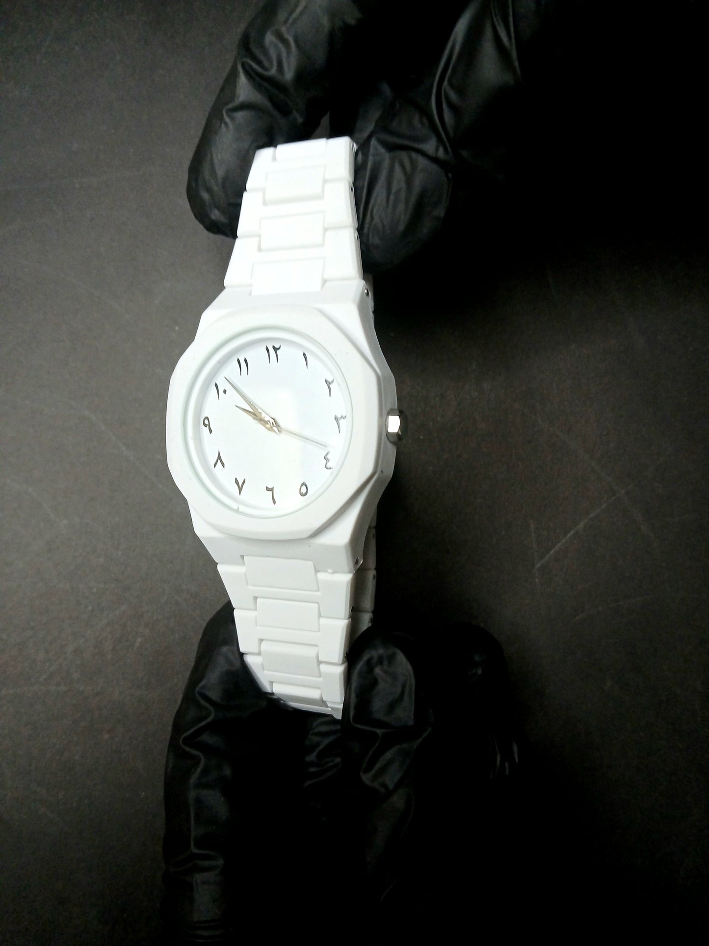Arabic Aura Watch – White Edition: