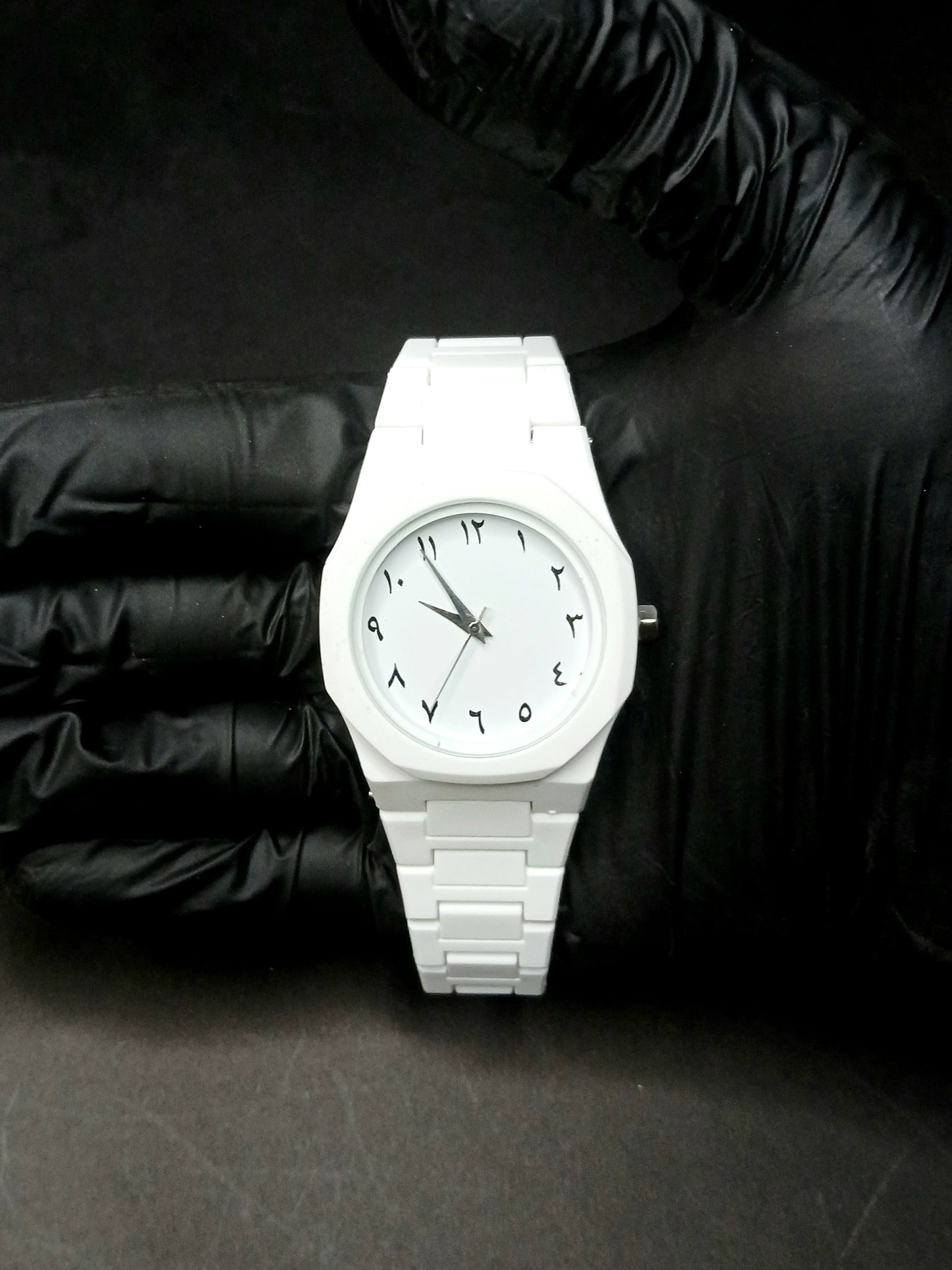 Arabic Aura Watch – White Edition: